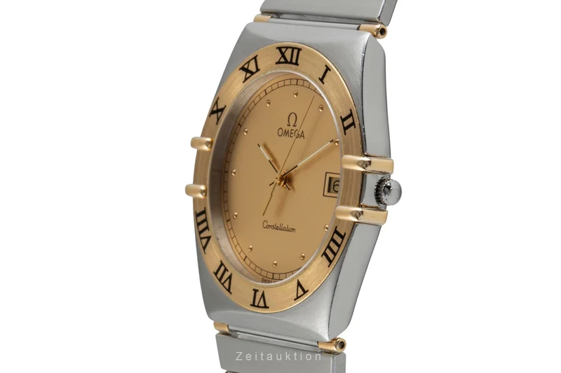 Omega Constellation steel / gold quartz men's watch 1310.10.00 [2505776]