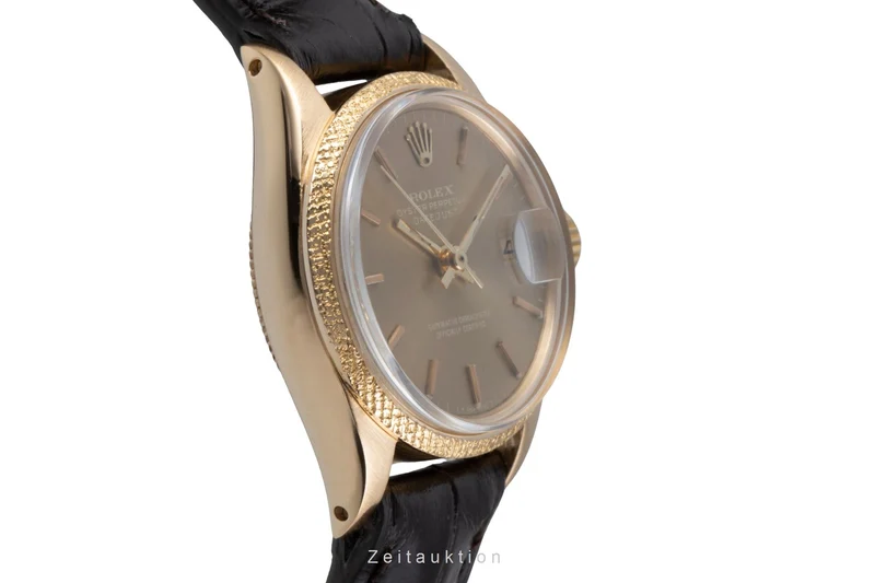 Rolex Lady Datejust 18 ct gold automatic women's watch 6701 Vintage [2506639]