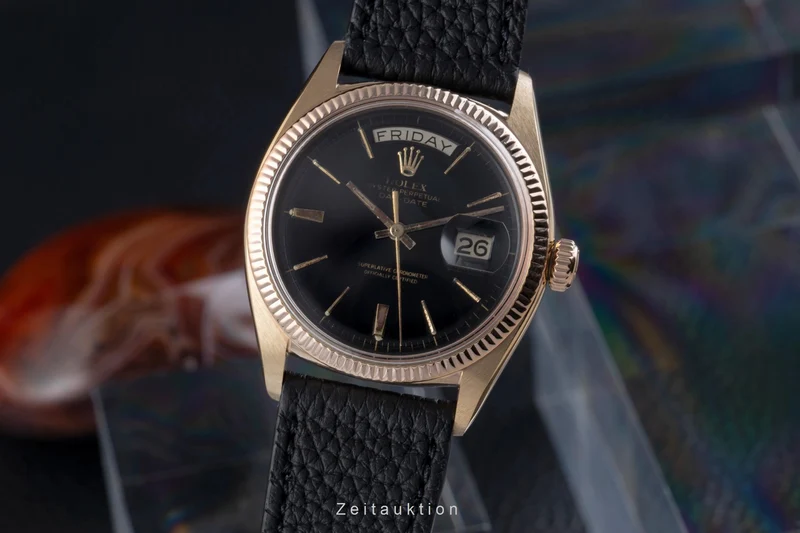 Rolex Day-Date 18 ct gold automatic men's watch 6611B Vintage [2506820]