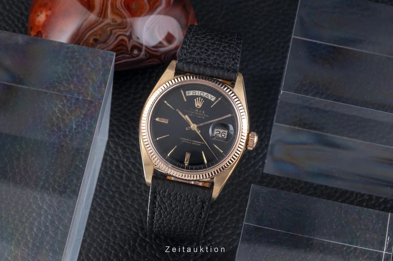 Rolex Day-Date 18 ct gold automatic men's watch 6611B Vintage [2506820]