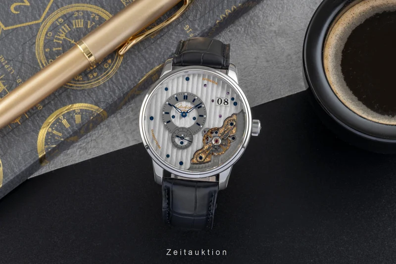 Glashütte PanoMaticInverse steel automatic men's watch 1-91-02-02-02-30 LP: 15100EUR [2506115]