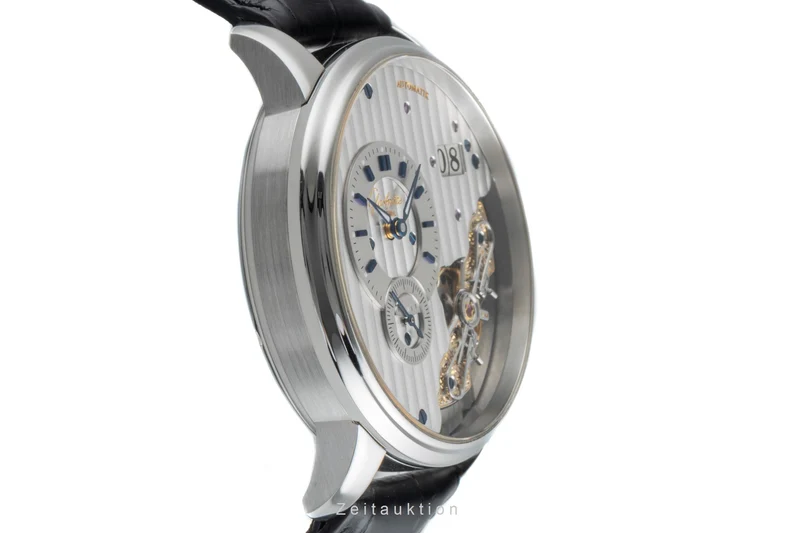 Glashütte PanoMaticInverse steel automatic men's watch 1-91-02-02-02-30 LP: 15100EUR [2506115]