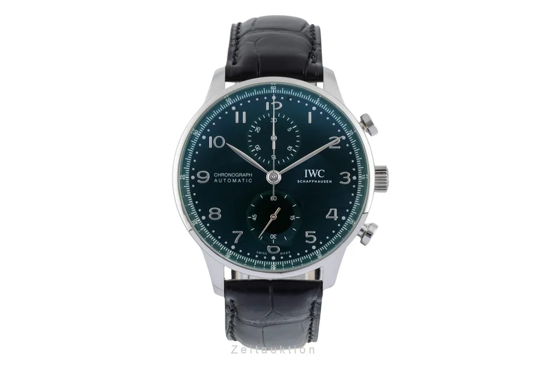 IWC Portugieser chronograph steel automatic men's watch IW371615 LP: 9100EUR [2506803]