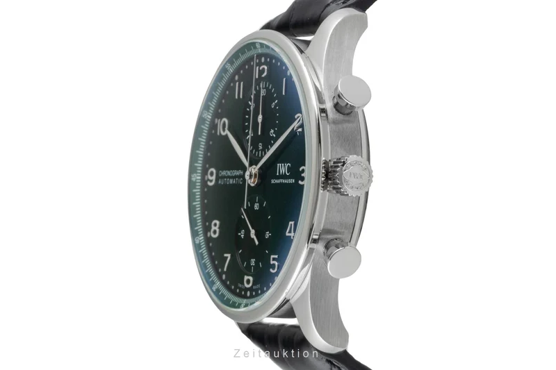 IWC Portugieser chronograph steel automatic men's watch IW371615 LP: 9100EUR [2506803]
