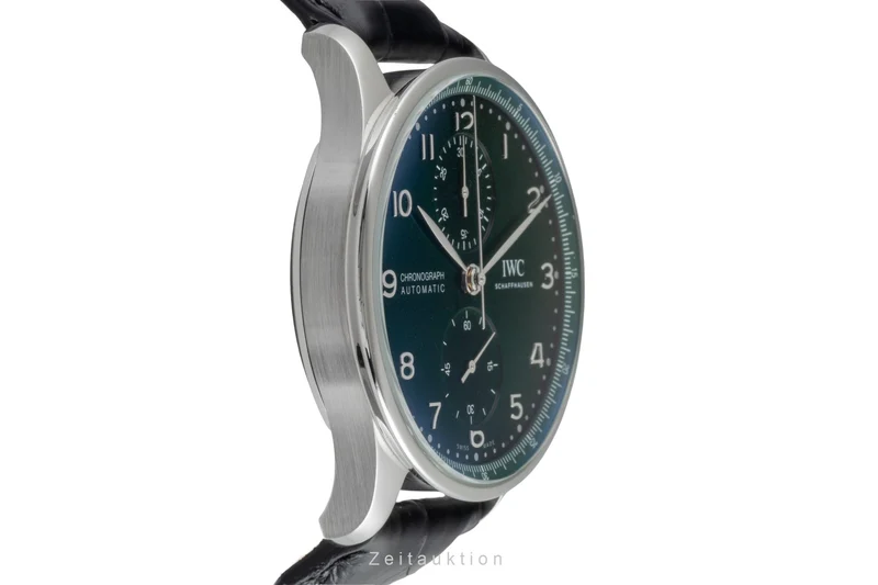 IWC Portugieser chronograph steel automatic men's watch IW371615 LP: 9100EUR [2506803]