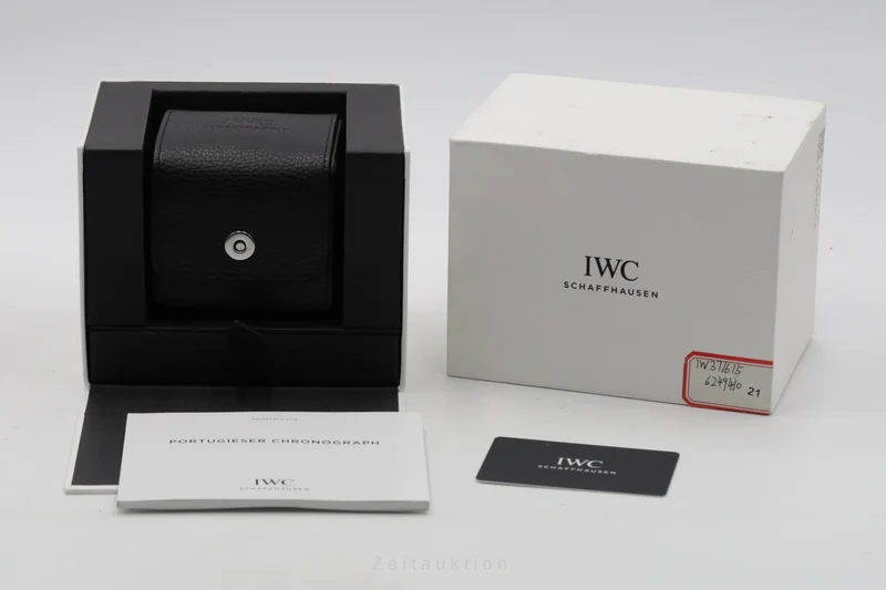 IWC Portugieser chronograph steel automatic men's watch IW371615 LP: 9100EUR [2506803]