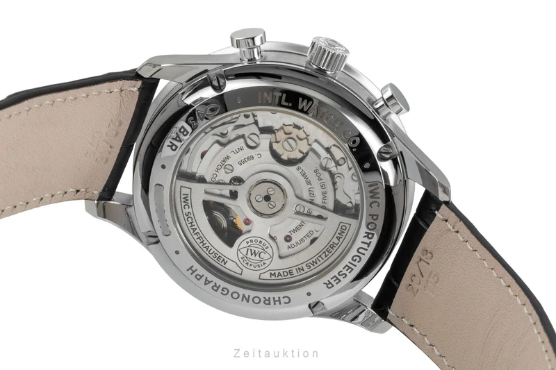 IWC Portugieser chronograph steel automatic men's watch IW371615 LP: 9100EUR [2506803]