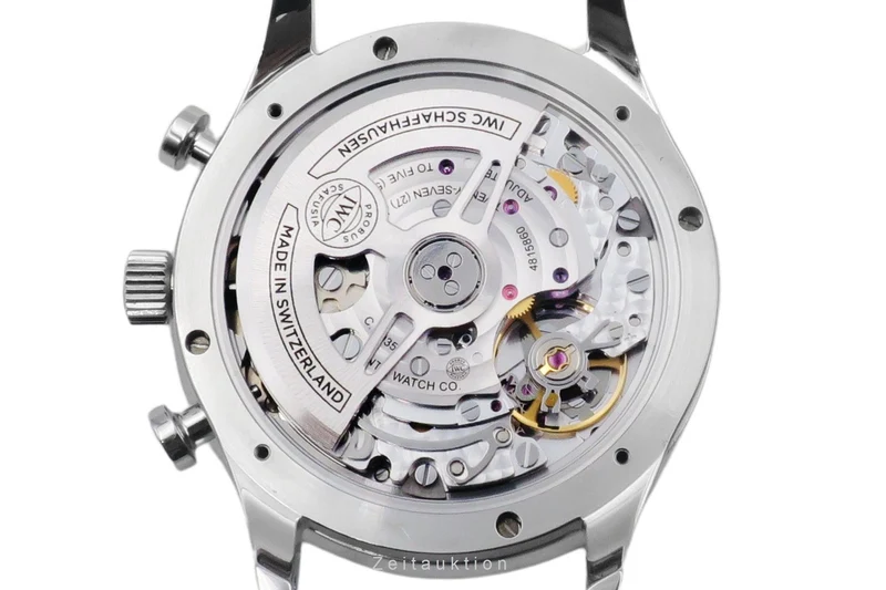 IWC Portugieser chronograph steel automatic men's watch IW371615 LP: 9100EUR [2506803]
