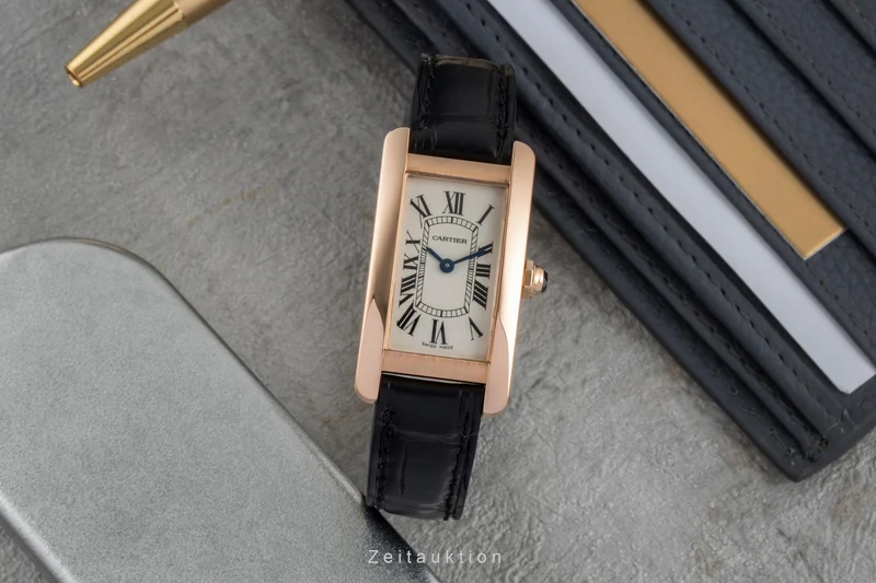 Cartier Tank Américaine 18 ct red gold quartz women's watch W2607456 LP: 12900EUR [2506812]