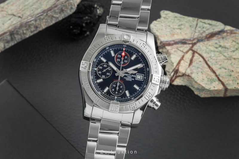 Breitling Avenger II chronograph steel automatic men's watch A13381111B1A1 LP: 5900EUR [2506250]