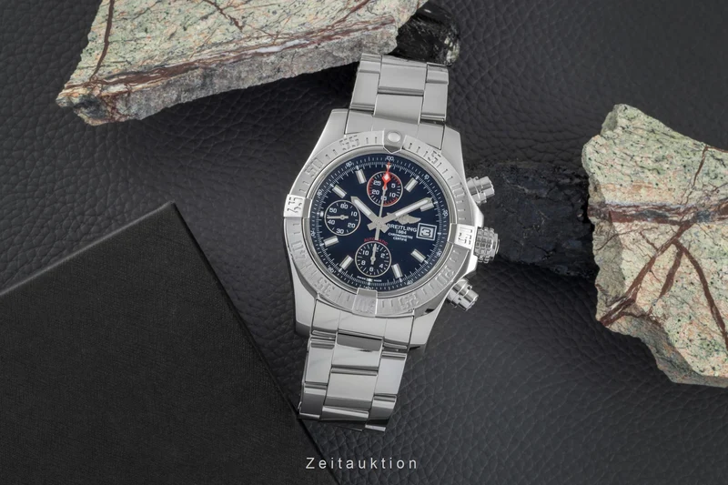 Breitling Avenger II chronograph steel automatic men's watch A13381111B1A1 LP: 5900EUR [2506250]