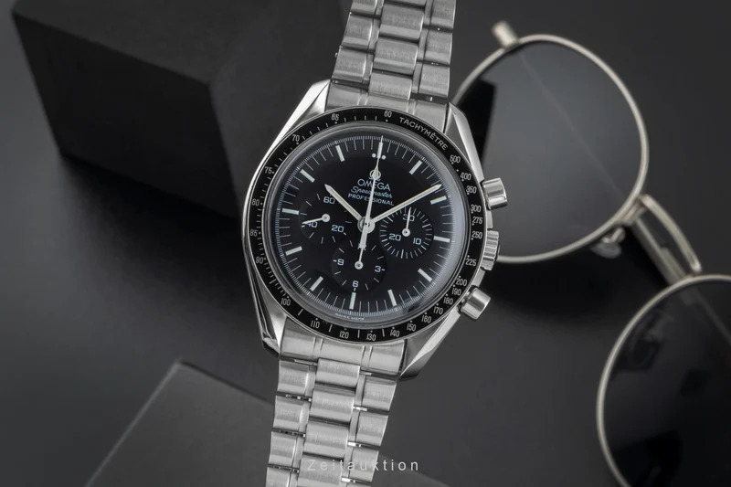 Omega Speedmaster Moonwatch chronograph steel manual winding men's watch 3590.50.00 LP: 7600EUR [2505502]