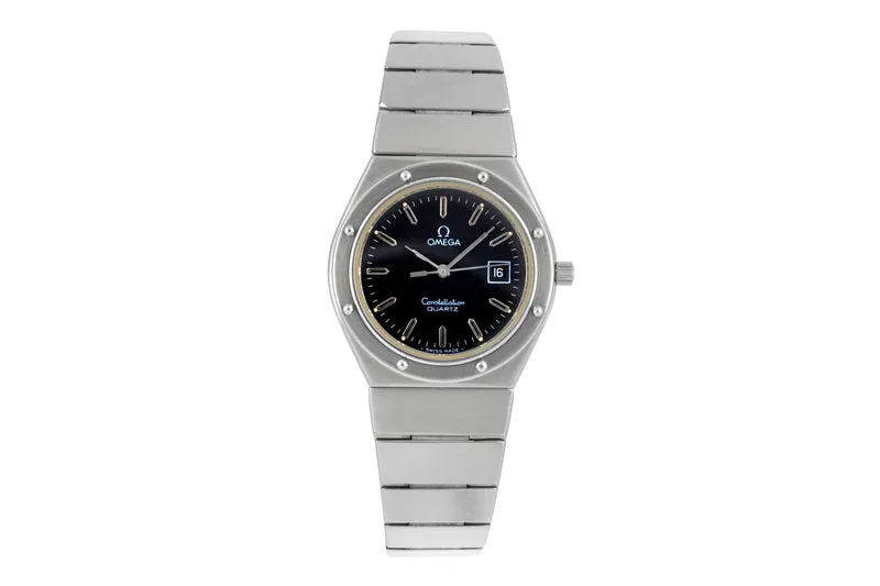 Omega Constellation steel quartz women's watch 596.0029 796.0824 LP: 3200EUR Vintage [2504123]