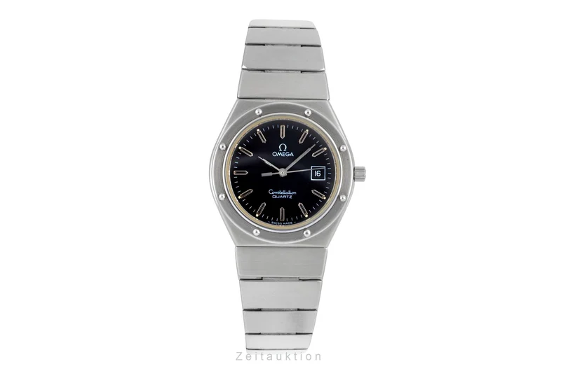 Omega Constellation steel quartz women's watch 596.0029 796.0824 LP: 3200EUR Vintage [2504123]