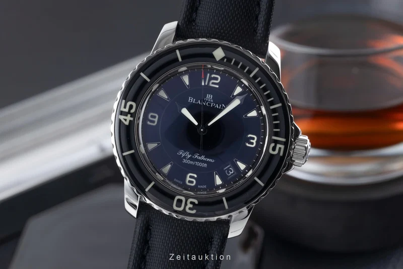 Blancpain Fifty Fathoms steel automatic men's watch 5015 1130 52A LP: 16800EUR [2506662]