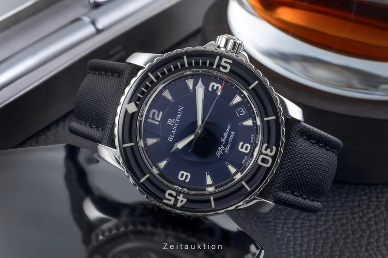 Blancpain Fifty Fathoms steel automatic men's watch 5015 1130 52A LP: 16800EUR [2506662]
