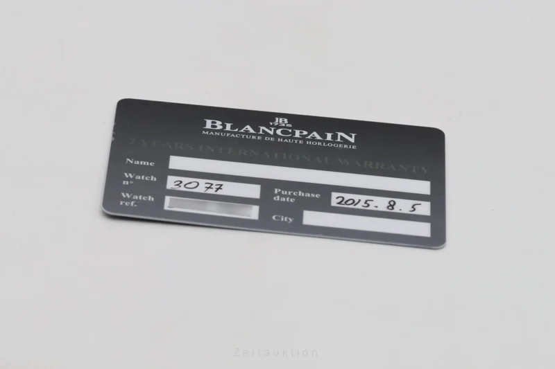 Blancpain Fifty Fathoms steel automatic men's watch 5015 1130 52A LP: 16800EUR [2506662]