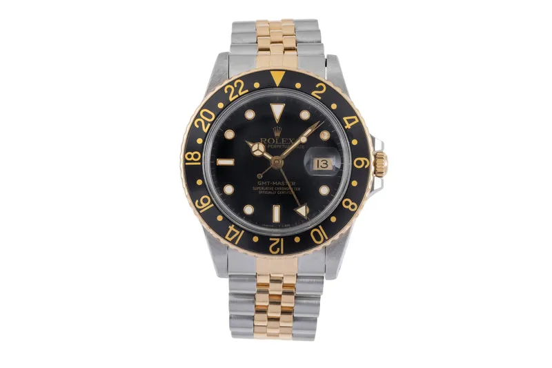 Rolex GMT-Master steel / gold automatic men's watch 16753 Vintage [2504942]
