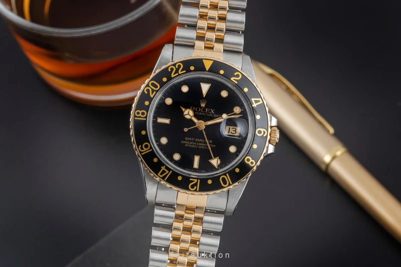 Rolex GMT-Master steel / gold automatic men's watch 16753 Vintage [2504942]