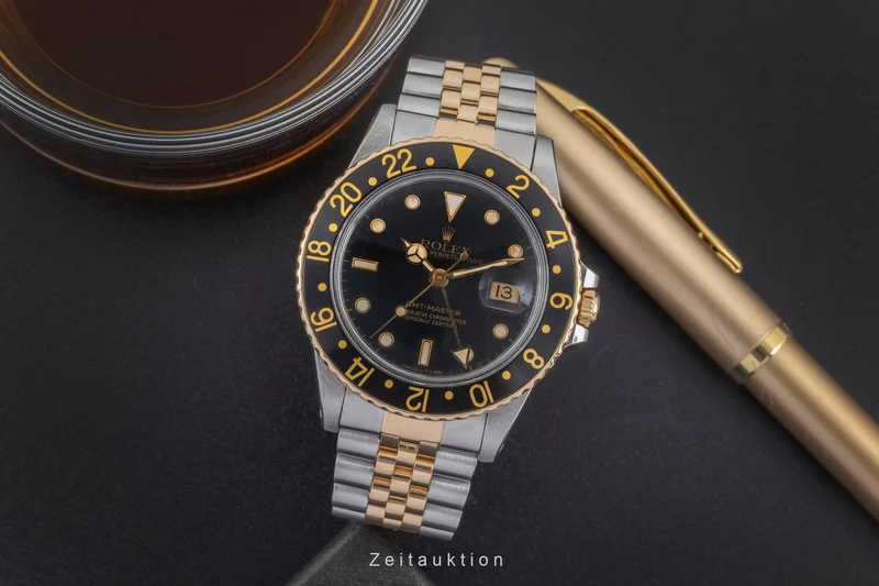 Rolex GMT-Master steel / gold automatic men's watch 16753 Vintage [2504942]