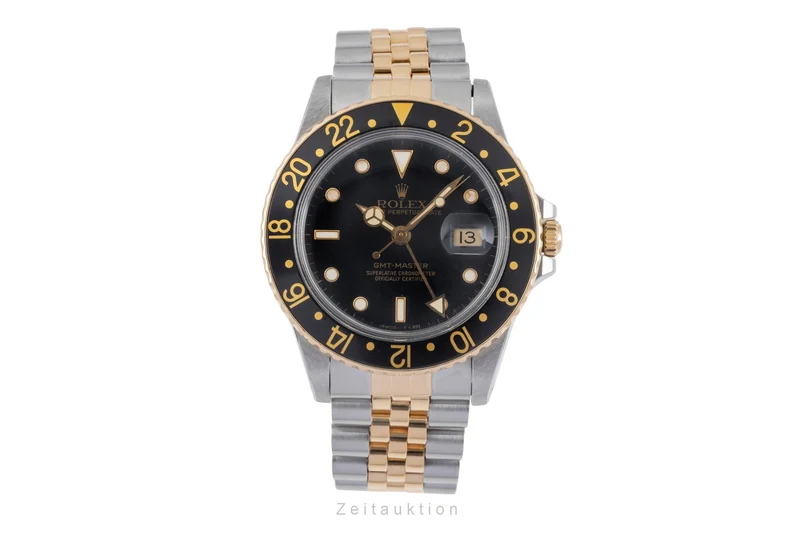 Rolex GMT-Master steel / gold automatic men's watch 16753 Vintage [2504942]