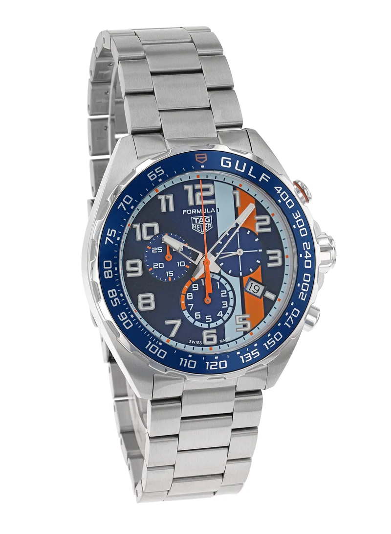 Tag Heuer Formula 1 Quarz Chronograph 43mm Gulf Spezial Edition