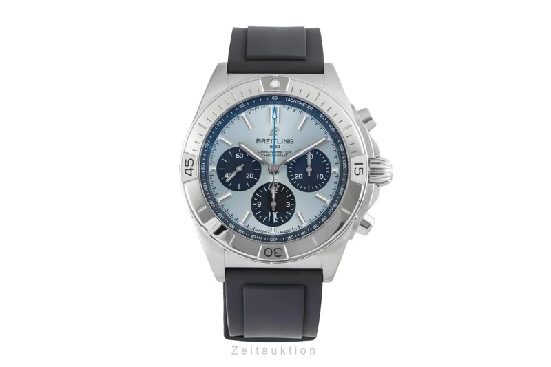 Breitling Chronomat chronograph steel / platinium automatic men's watch PB0134101C1S1 LP: 10600EUR [2507031]