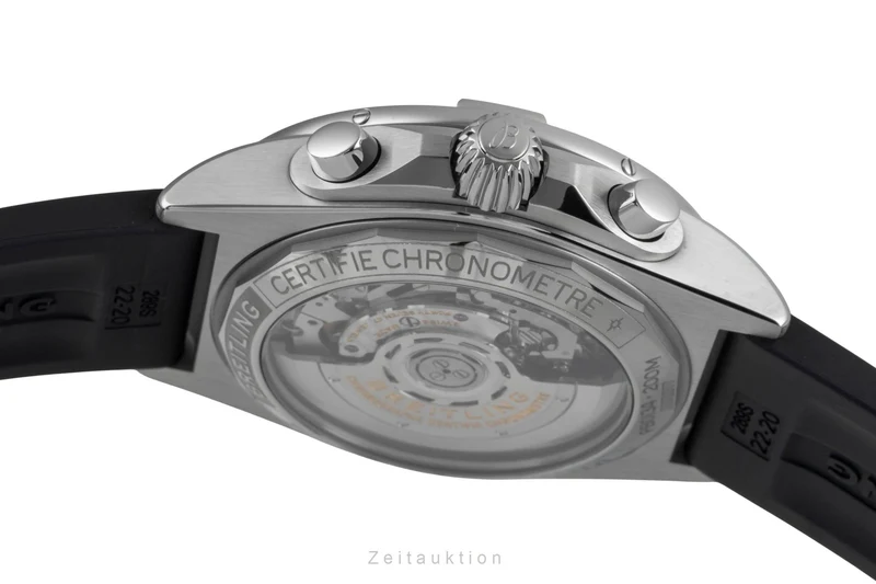 Breitling Chronomat chronograph steel / platinium automatic men's watch PB0134101C1S1 LP: 10600EUR [2507031]