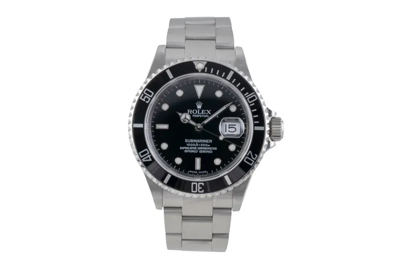 Rolex Submariner steel automatic men's watch 16610 T [2506607]