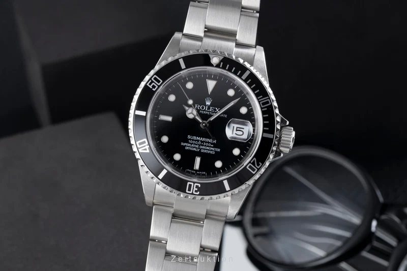 Rolex Submariner steel automatic men's watch 16610 T [2506607]