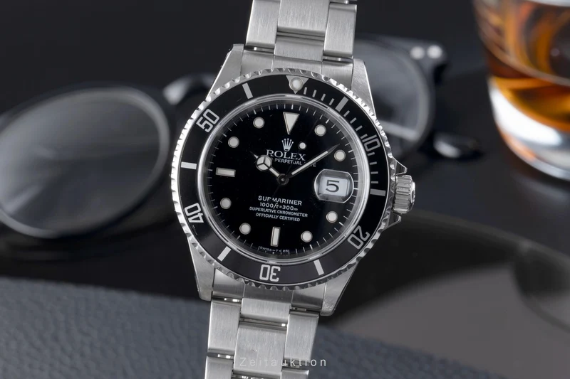 Rolex Submariner steel automatic men's watch 16610 [2506556]