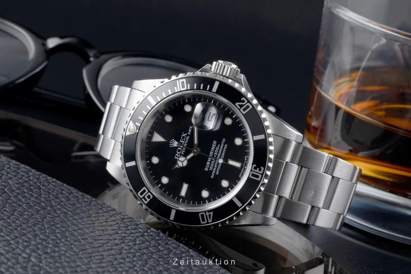 Rolex Submariner steel automatic men's watch 16610 [2506556]