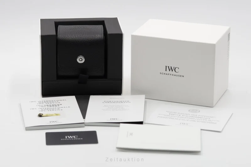 IWC Portugieser chronograph steel automatic men's watch IW371445 LP: 9100EUR [2507096]