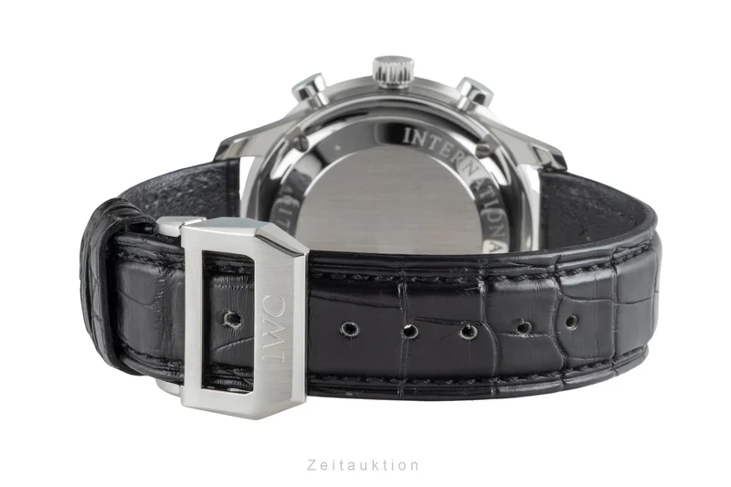 IWC Portugieser chronograph steel automatic men's watch IW371445 LP: 9100EUR [2507096]