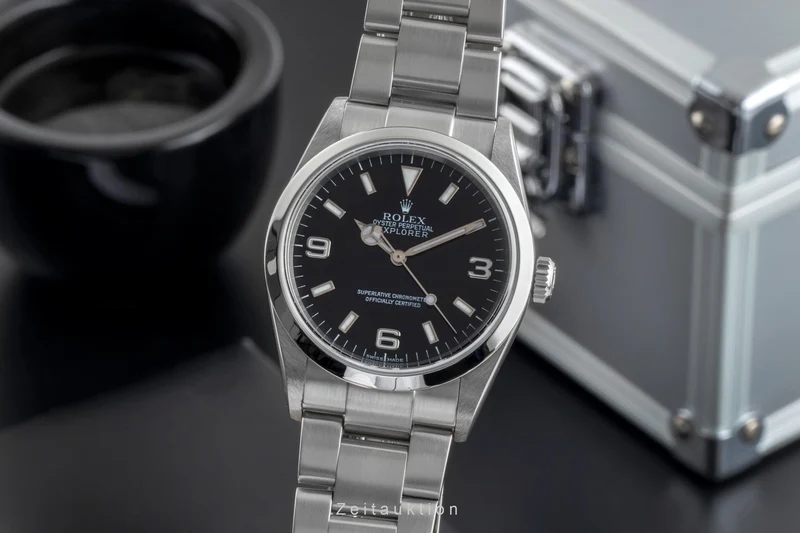 Rolex Explorer steel automatic men's watch 114270 [2507104]