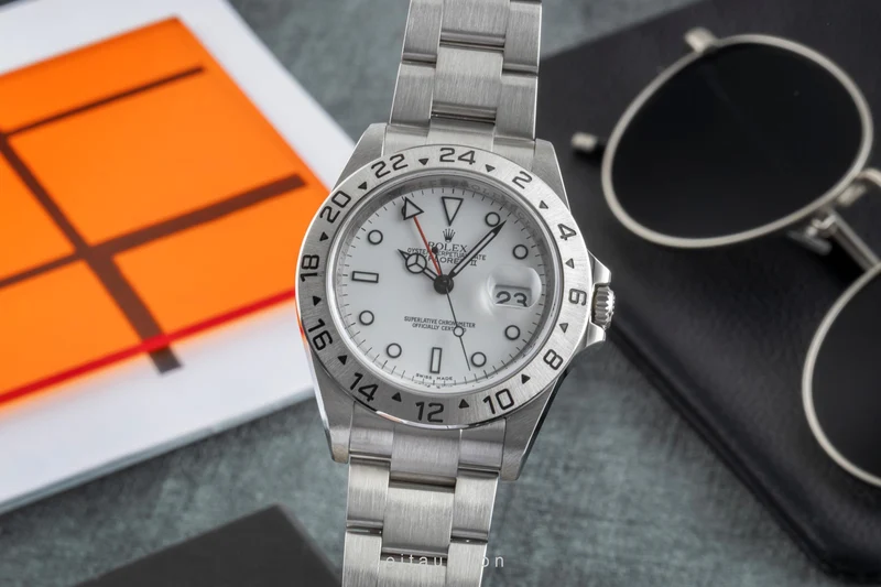 Rolex Explorer II steel automatic men's watch 16570T [2507089]