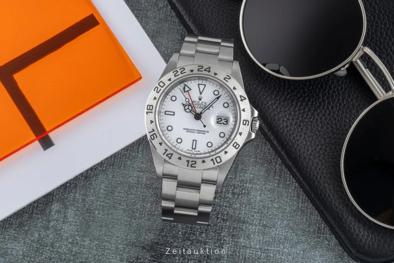 Rolex Explorer II steel automatic men's watch 16570T [2507089]