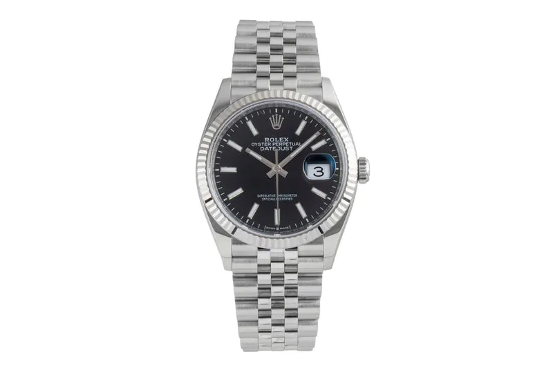Rolex Datejust steel / white gold automatic men's watch 126234 [2507058]