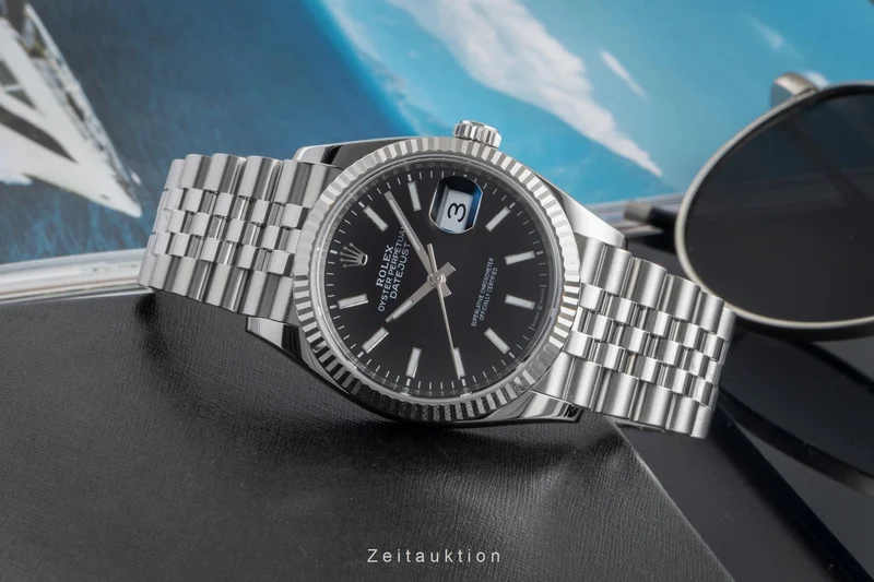 Rolex Datejust steel / white gold automatic men's watch 126234 [2507058]