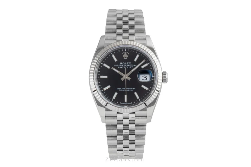 Rolex Datejust steel / white gold automatic men's watch 126234 [2507058]