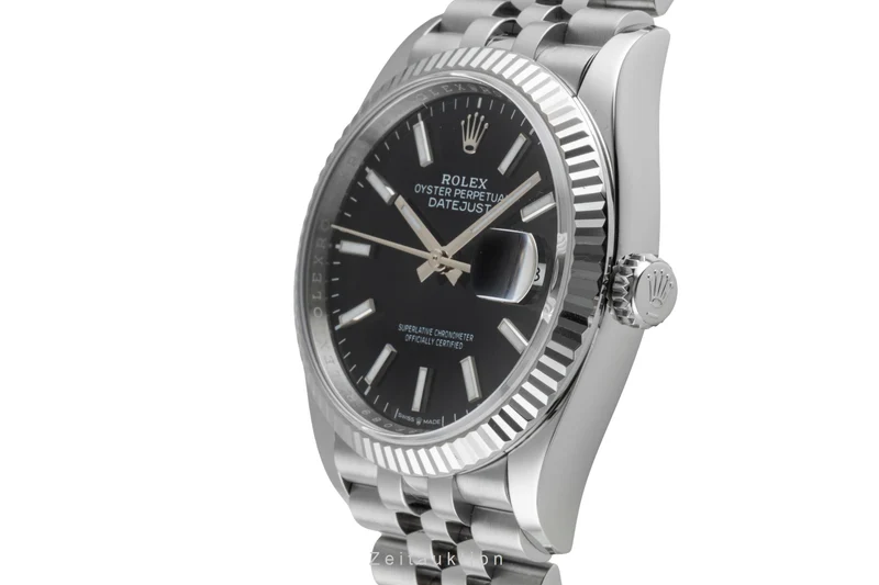 Rolex Datejust steel / white gold automatic men's watch 126234 [2507058]