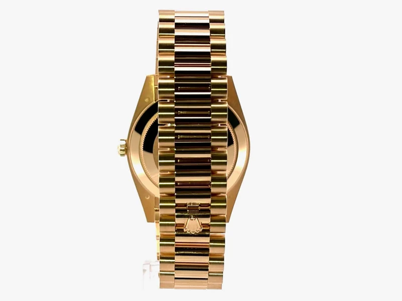 Rolex Day-Date 40 18 kt Gelbgold 228238 schwarzes Diamantzifferblatt