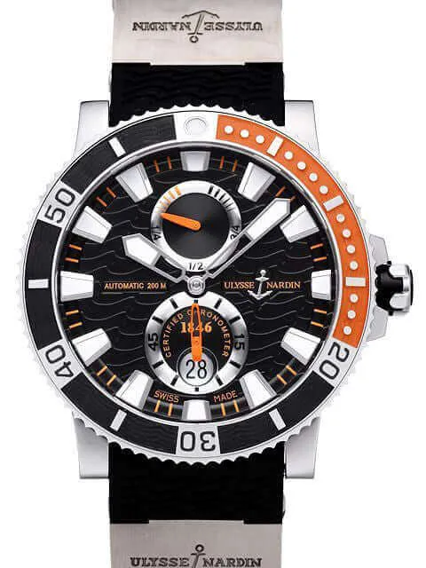 Ulysse Nardin Marine Diver Titanium 263-90-3-92 Kautschuk