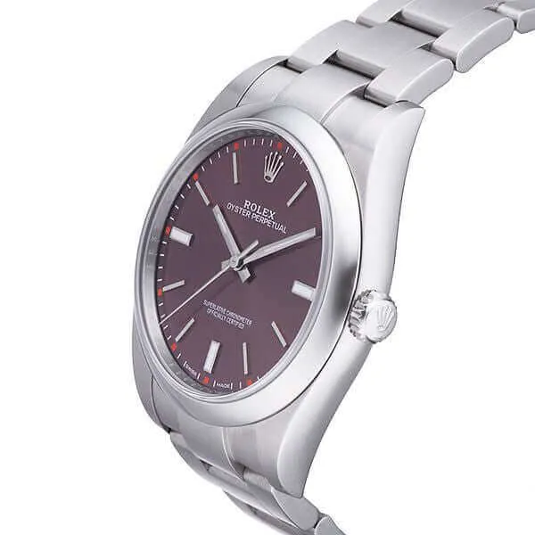 Rolex Oyster Perpetual 39 114300 red grape