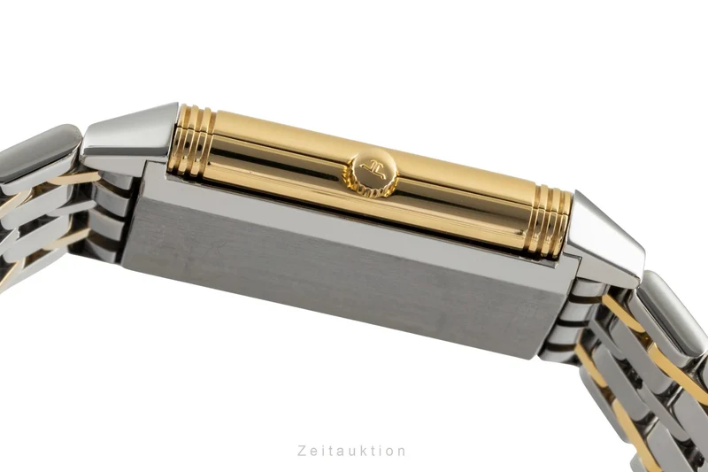 Jaeger LeCoultre Reverso steel / gold quartz women's watch 140.252.5 [2507014]