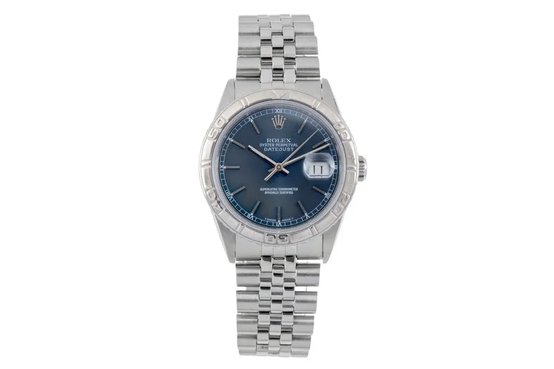 Rolex Datejust Turn-O-Graph steel / white gold automatic men's watch 16264 [2506539]