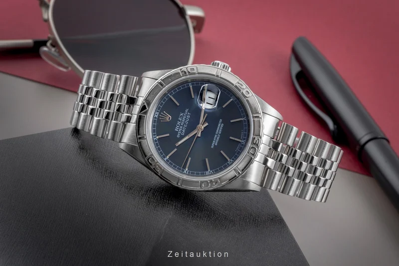 Rolex Datejust Turn-O-Graph steel / white gold automatic men's watch 16264 [2506539]