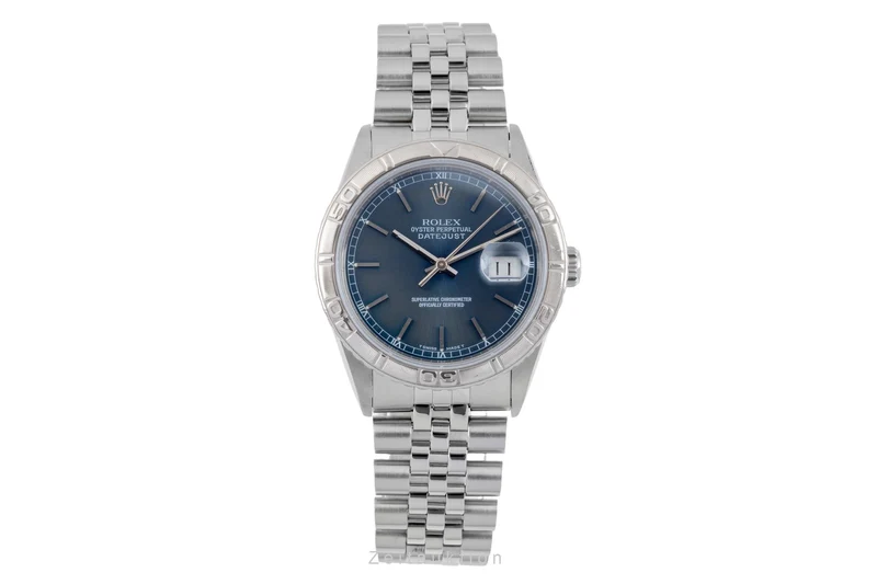Rolex Datejust Turn-O-Graph steel / white gold automatic men's watch 16264 [2506539]
