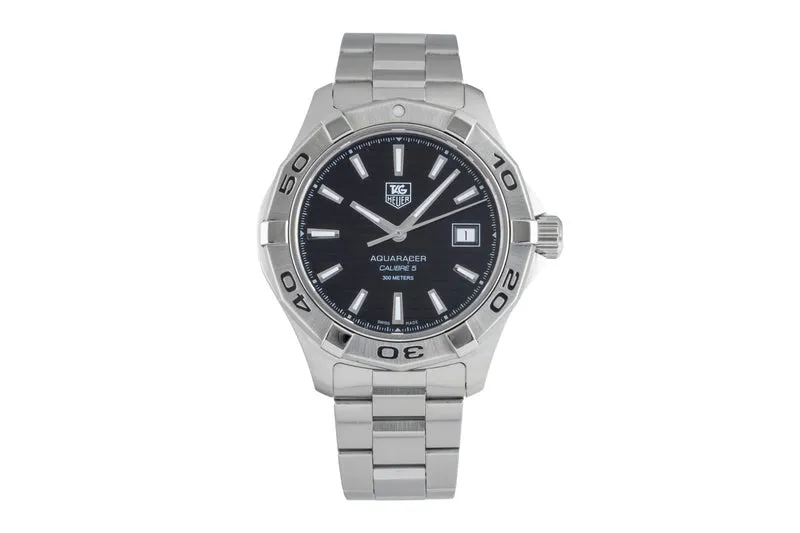 Tag Heuer Aquaracer steel automatic men's watch WAP2010 [2506788]