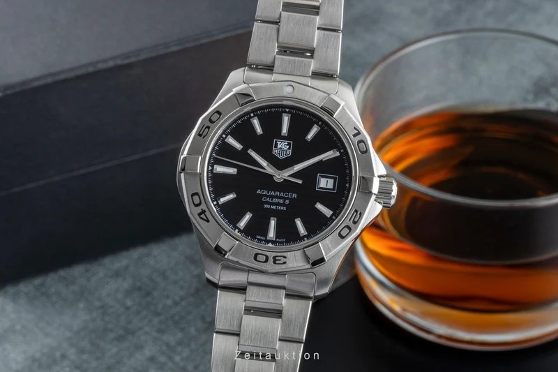 Tag Heuer Aquaracer steel automatic men's watch WAP2010 [2506788]